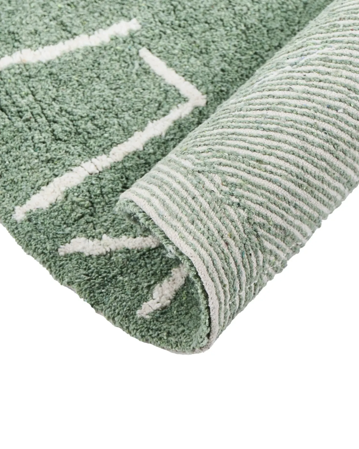 Tappeto per bambini VURGUN Verde ø 120 cm Cotone