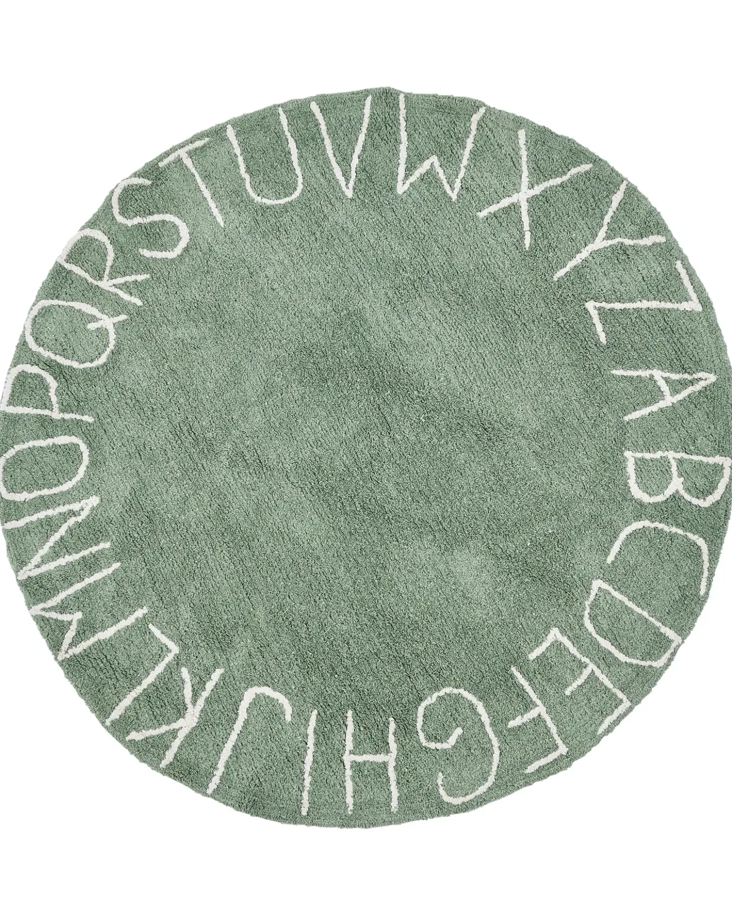 Tappeto per bambini VURGUN Verde ø 120 cm Cotone