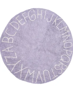 Tappeto per bambini VURGUN Viola chiaro ø 120 cm Cotone