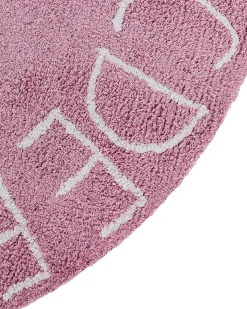 Tappeto per bambini VURGUN Rosa ø 120 cm Cotone