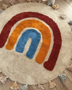 Tappeto per bambini YAGCI Multicolore ø 120 cm Cotone