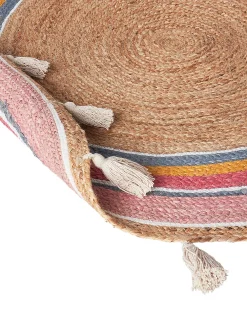 Tappeto per bambini ZANAVI Multicolore ø 120 cm Iuta