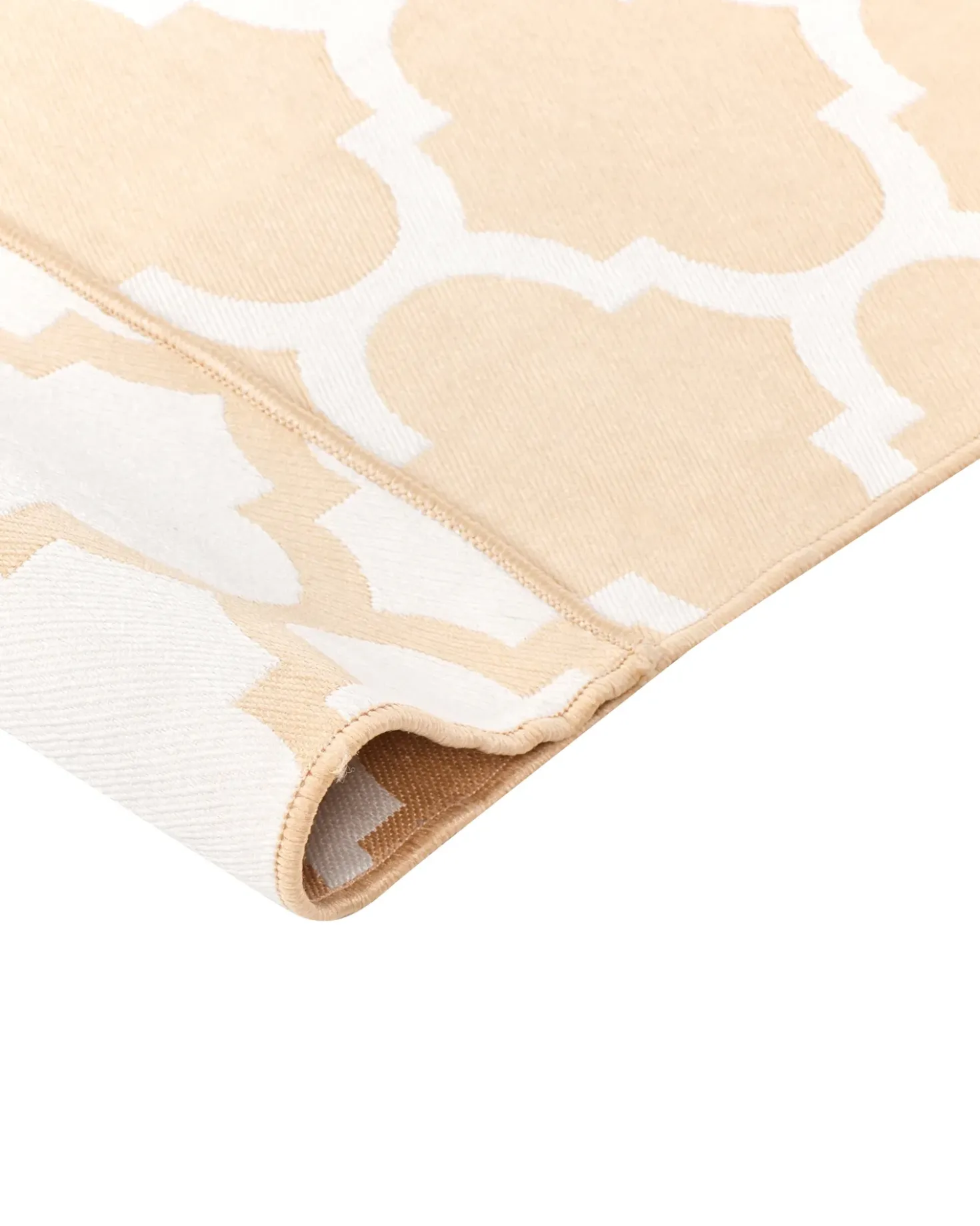 Tappeto per esterni AKSU Beige 140 x 200 cm Reversibile