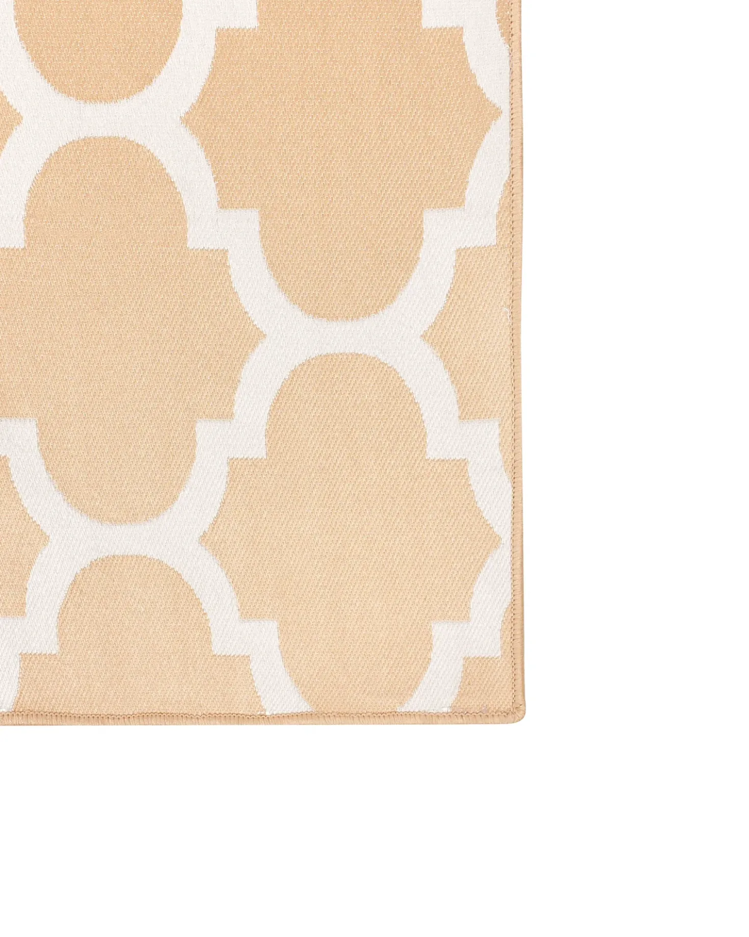 Tappeto per esterni AKSU Beige 140 x 200 cm Reversibile
