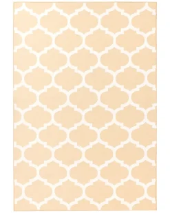 Tappeto per esterni AKSU Beige 140 x 200 cm Reversibile