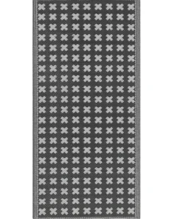 Tappeto per esterni ROHTAK Nero 90 x 180 cm