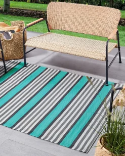 Tappeto per esterni SAUGOR Turchese 120 x 180 cm