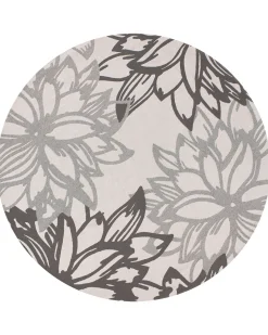 Tappeto per esterni SOLAPUR Grigio ø 160 cm