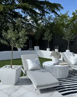 Tappeto per esterni TAVAS Nero/Bianco 140 x 200 cm