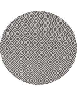 Tappeto per esterni THRISSUR Grigio ø 120 cm