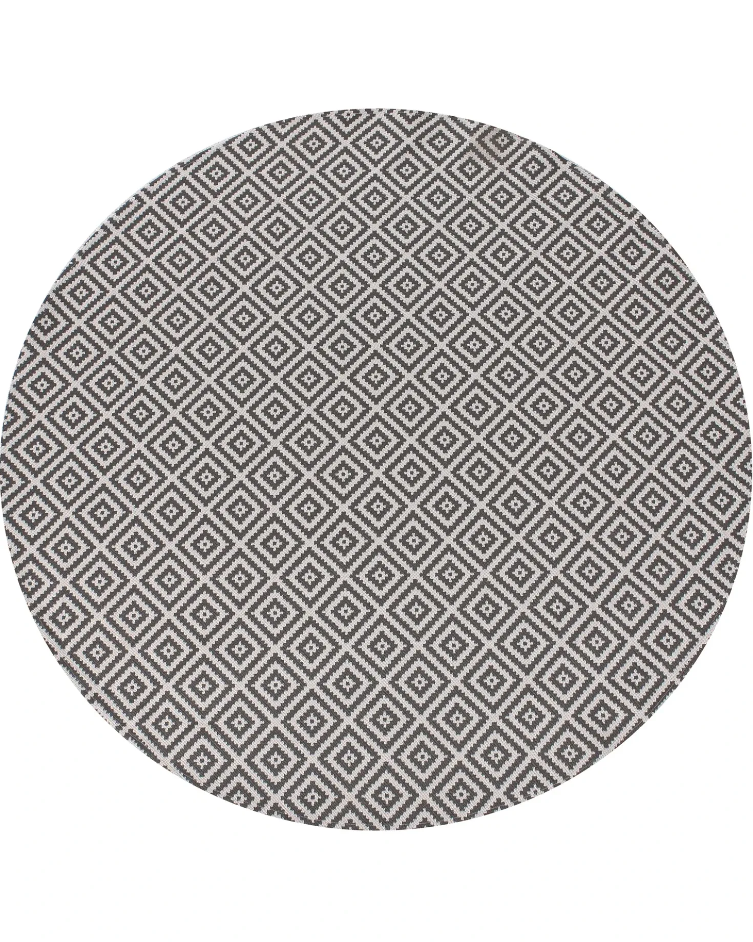 Tappeto per esterni THRISSUR Grigio ø 120 cm