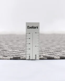 Tappeto per esterni THRISSUR Grigio ø 120 cm