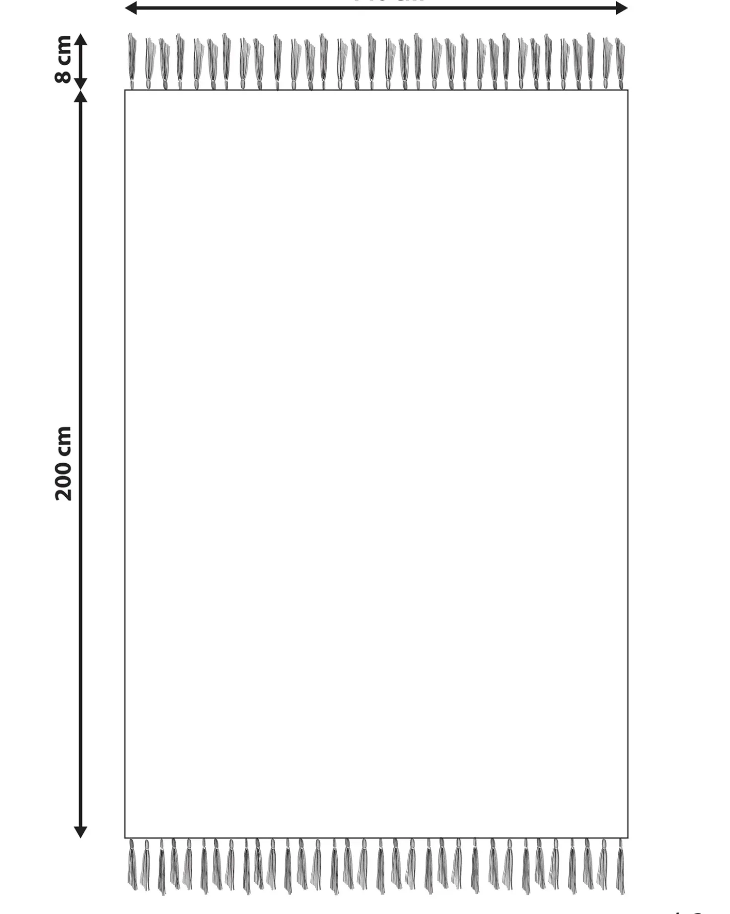 Tappeto per esterni YAVU Verde chiaro 140 x 200 cm