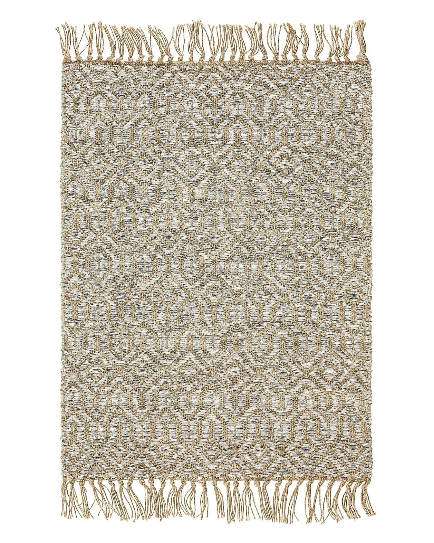 Tappeto POZANTI Beige 50 x 80 cm Iuta