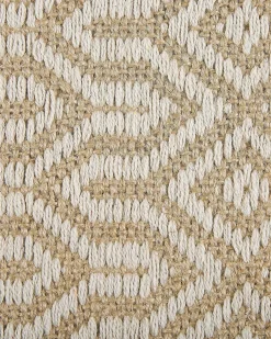 Tappeto POZANTI Beige 50 x 80 cm Iuta