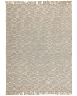 Tappeto POZANTI Beige 140 x 200 cm Iuta