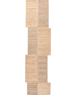 Tappeto SANGLI Beige 80 x 300 cm Iuta