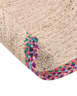 Tappeto SATARA Multicolore ø 120 cm Iuta