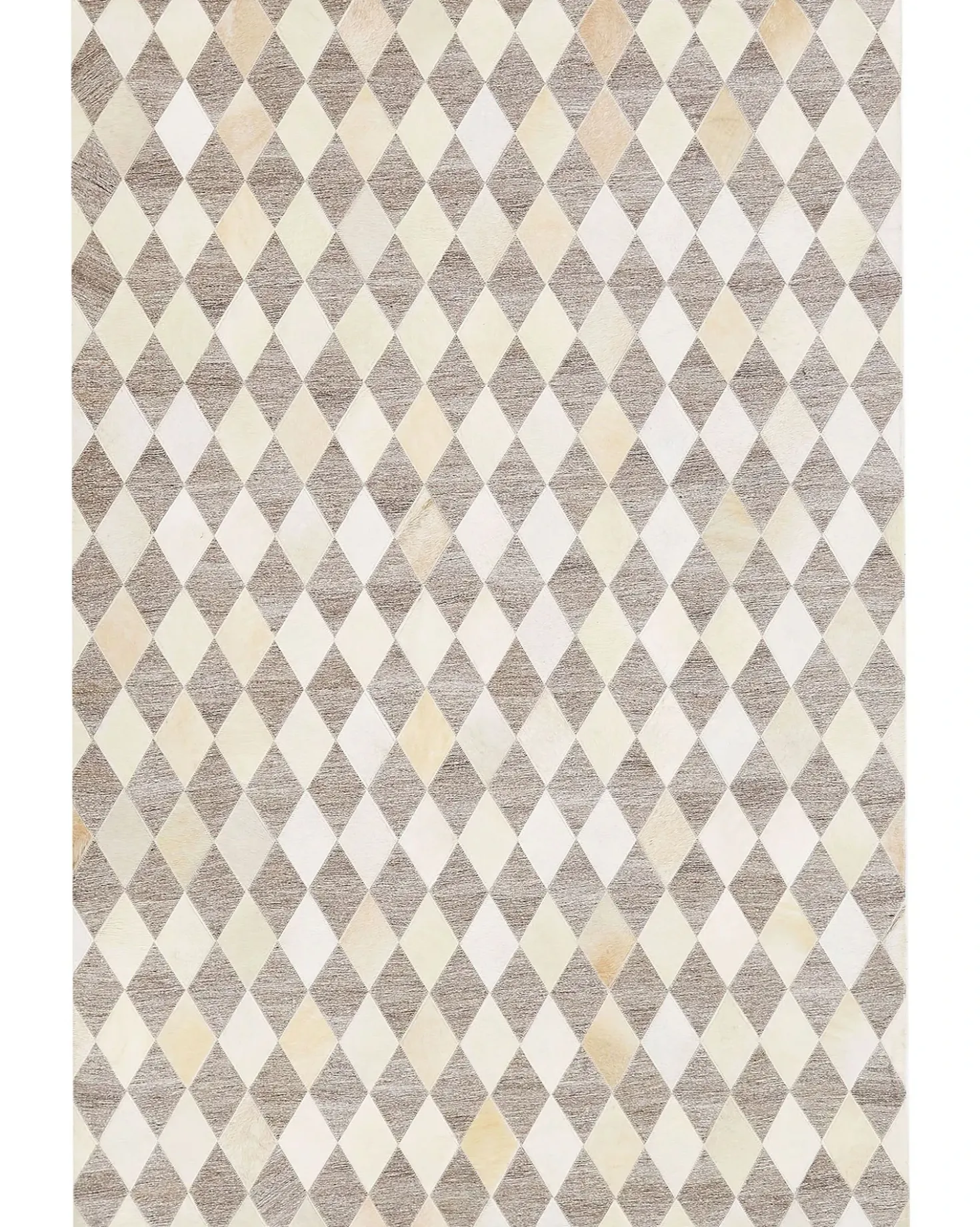 Tappeto SESLICE Beige 160 x 230 cm Pelle naturale