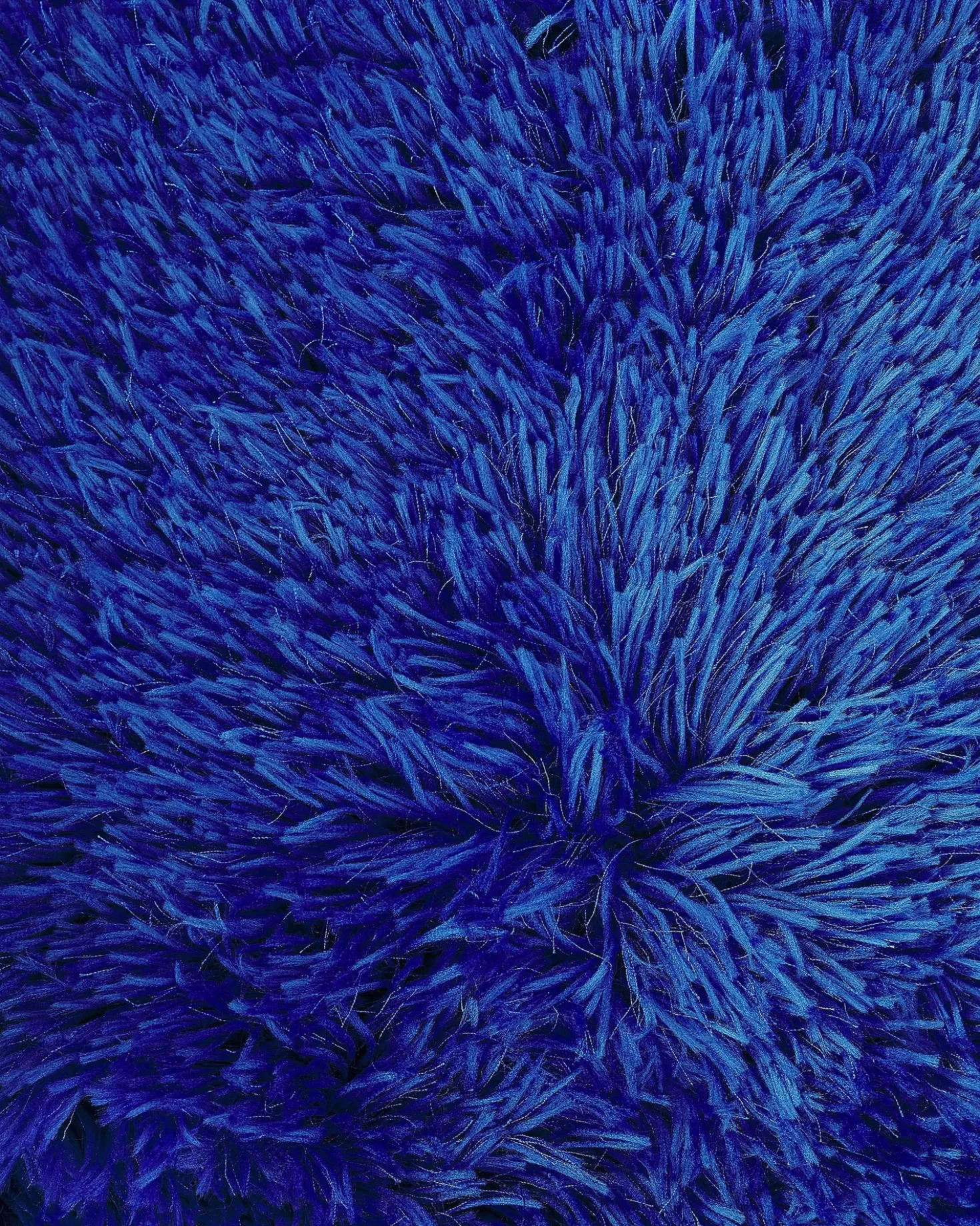 Tappeto Shaggy CIDE Blu ø 140 cm