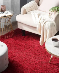 Tappeto Shaggy CIDE Rosso 160 x 230 cm