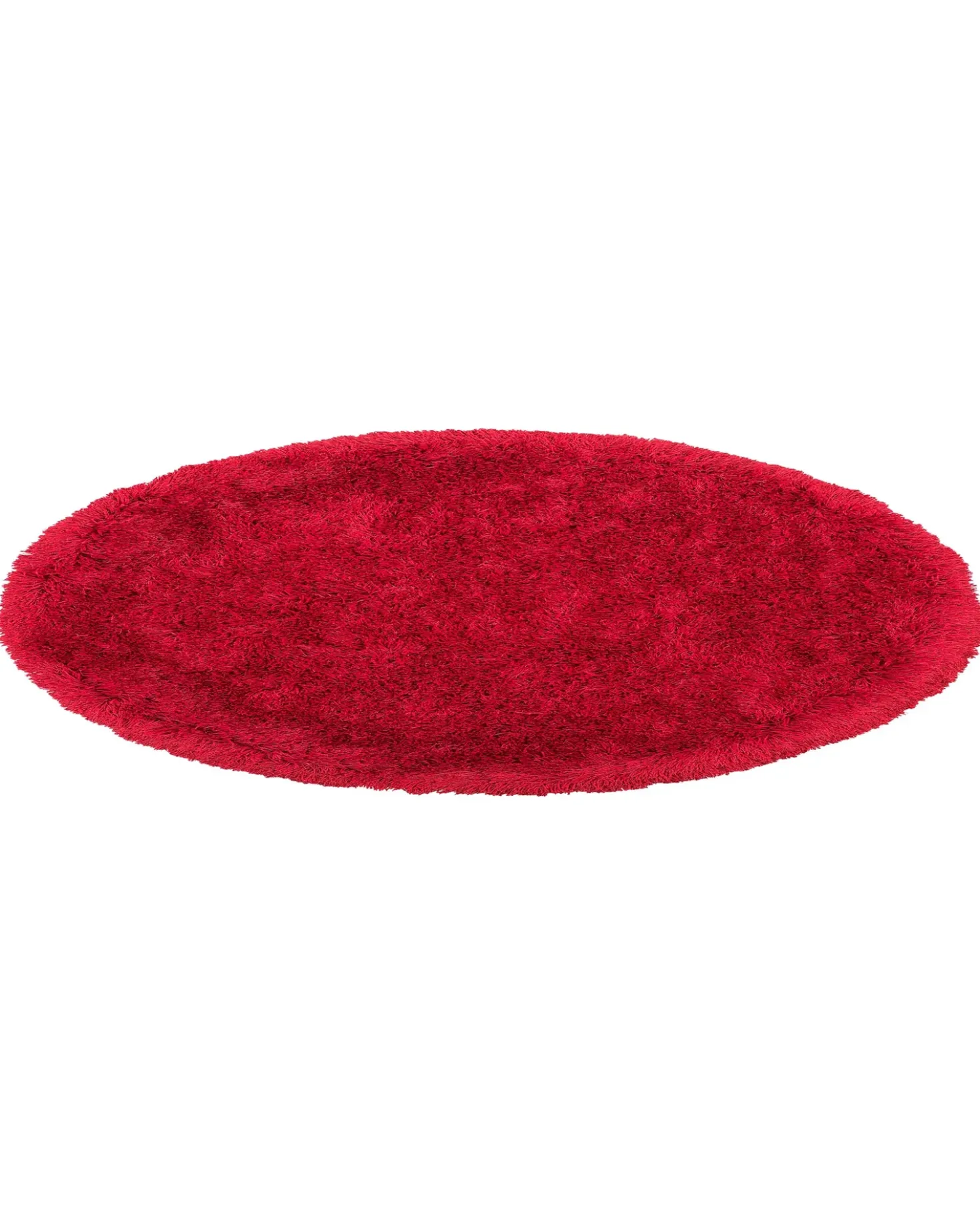 Tappeto Shaggy CIDE Rosso ø 140 cm