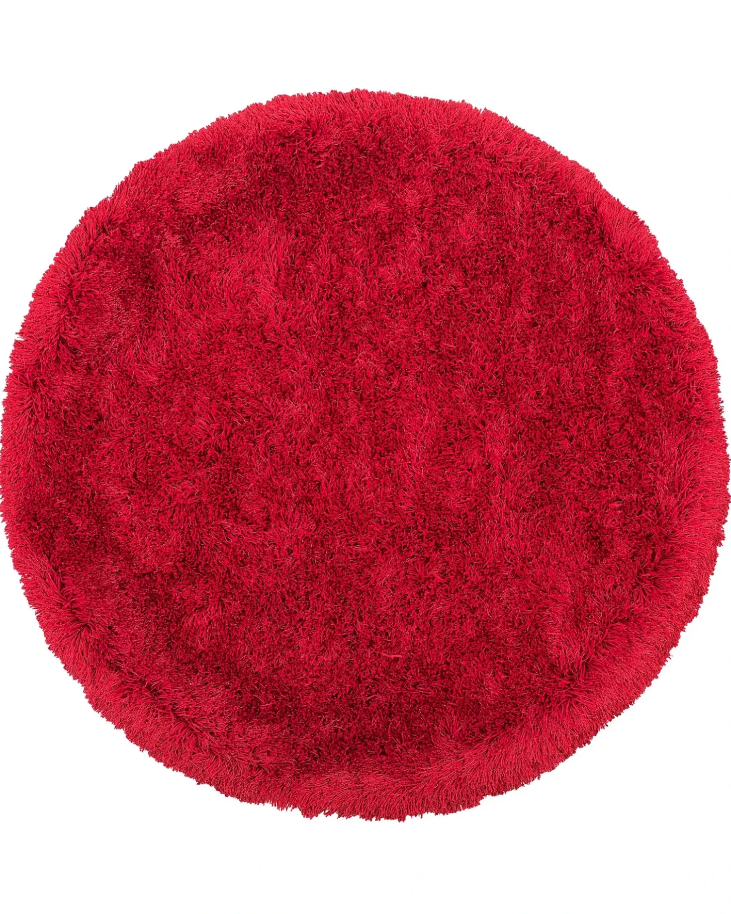 Tappeto Shaggy CIDE Rosso ø 140 cm
