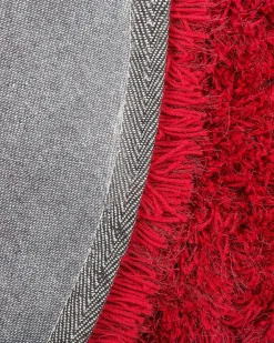 Tappeto Shaggy CIDE Rosso ø 140 cm