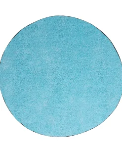 Tappeto Shaggy DEMRE Azzurro ø 140 cm