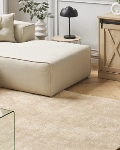 Tappeto Shaggy DEMRE Beige 160 x 230 cm