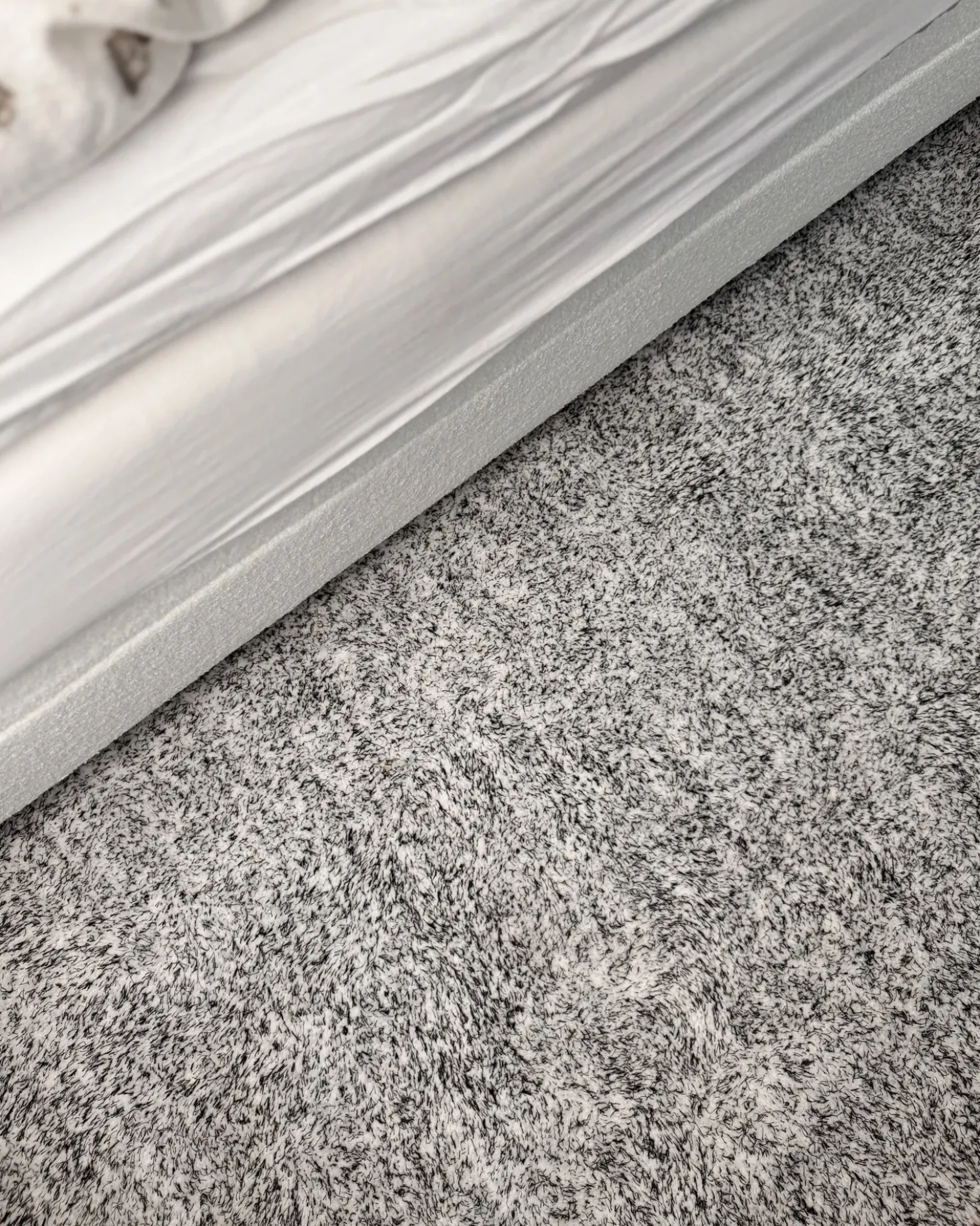 Tappeto Shaggy DEMRE Grigio 200 x 300 cm