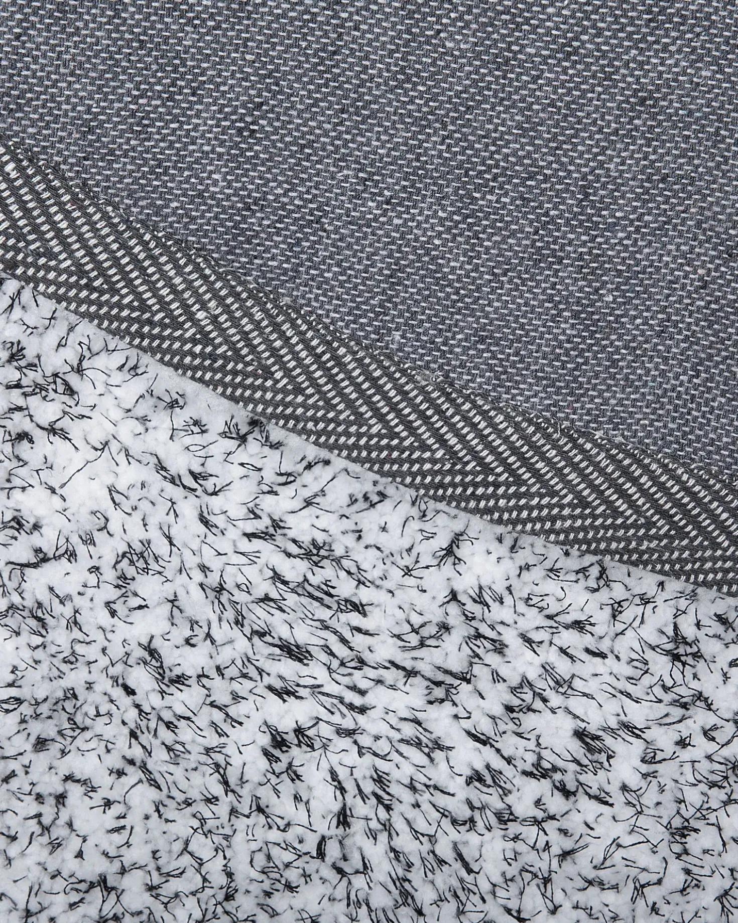 Tappeto Shaggy DEMRE Grigio ø 140 cm