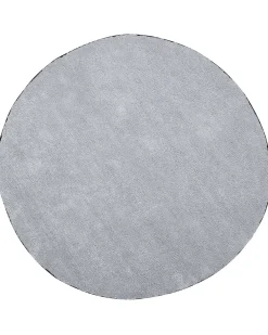 Tappeto Shaggy DEMRE Grigio chiaro ø 140 cm
