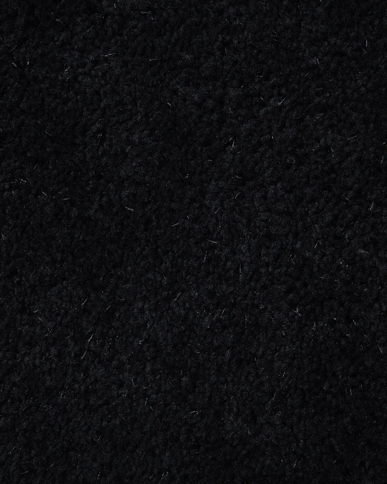 Tappeto Shaggy DEMRE Nero ø 140 cm