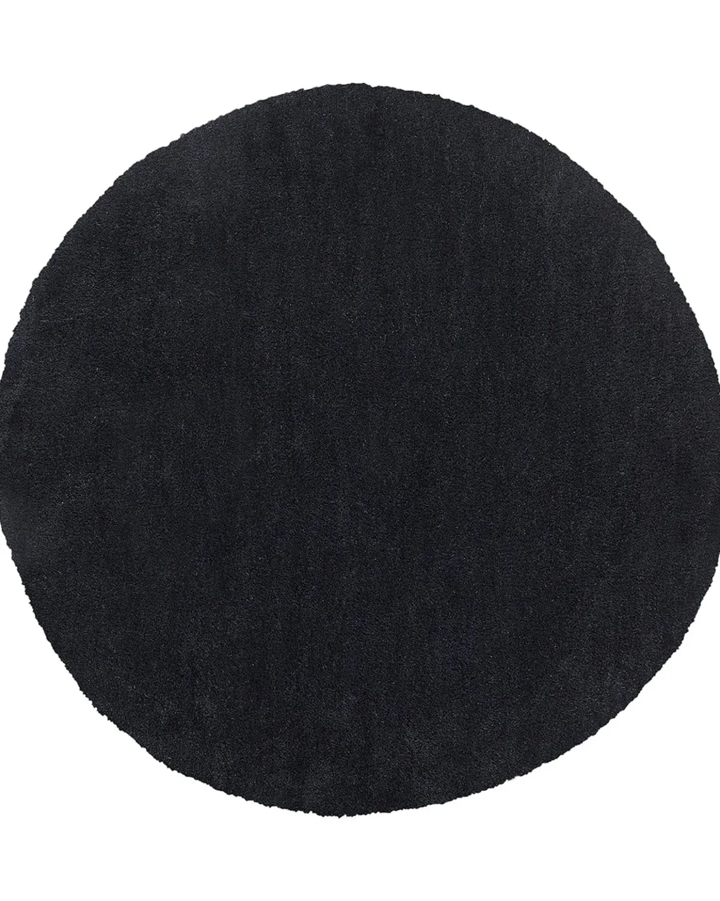 Tappeto Shaggy DEMRE Nero ø 140 cm