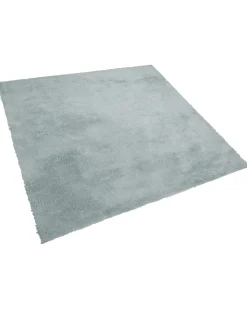 Tappeto Shaggy EVREN Verde menta 200 x 200 cm