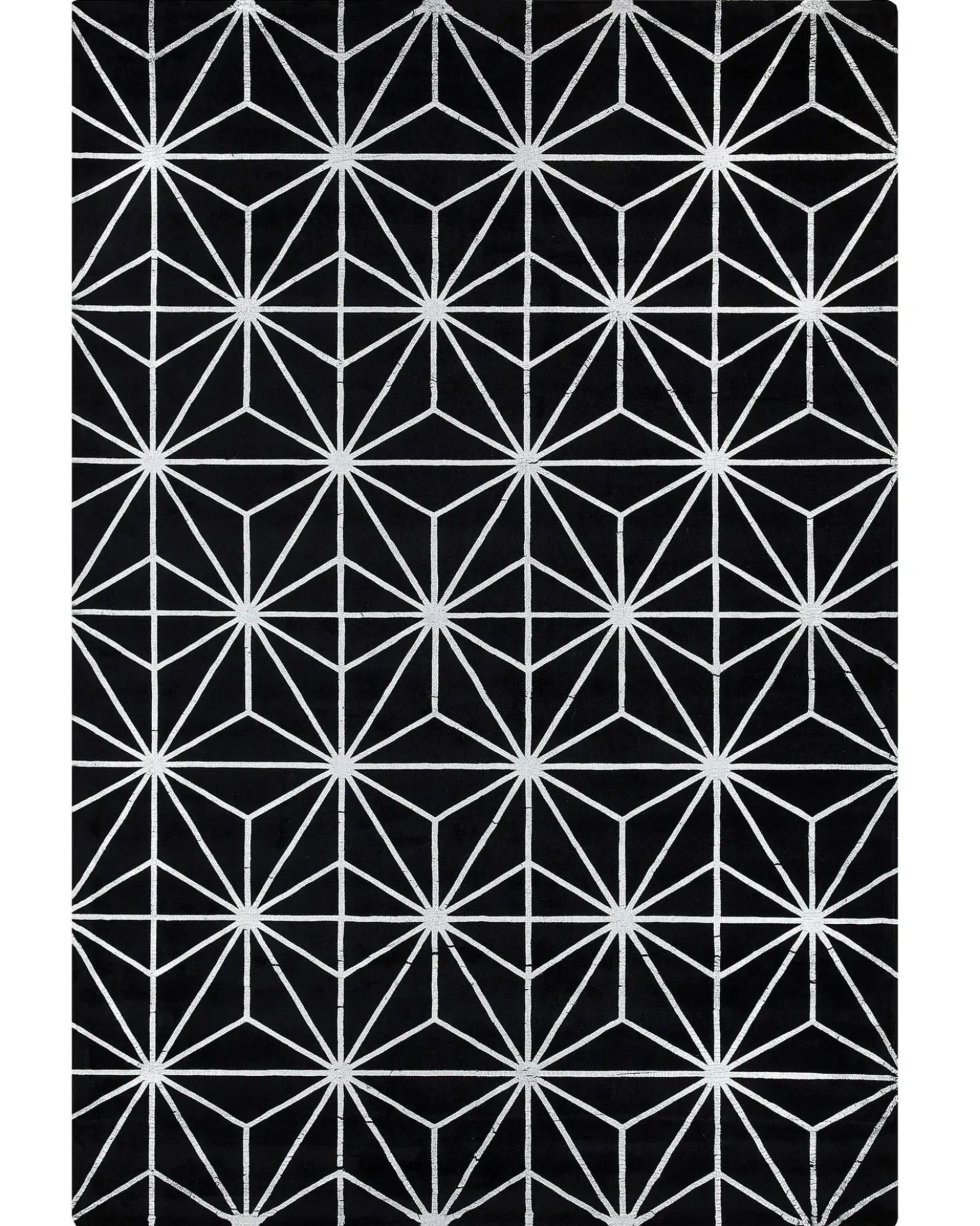 Tappeto SIBEL Nero 160 x 230 cm Viscosa
