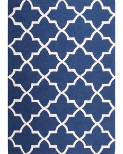 Tappeto SILVAN Blu marino 140 x 200 cm Lana