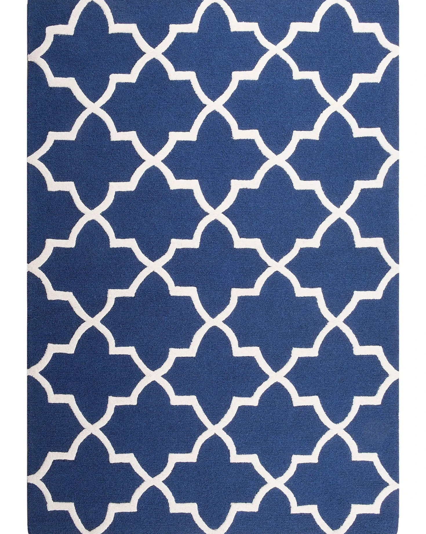 Tappeto SILVAN Blu marino 140 x 200 cm Lana