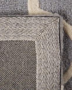 Tappeto SILVAN Grigio chiaro 160 x 230 cm Lana