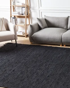 Tappeto SINANKOY Nero 160 x 230 cm Iuta