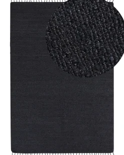 Tappeto SINANKOY Nero 160 x 230 cm Iuta