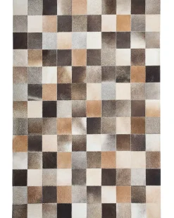 Tappeto SOKE Multicolore 160 x 230 cm Pelle naturale