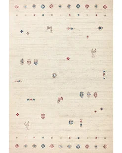 Tappeto SULUCA Beige 200 x 300 cm Lana Persiano
