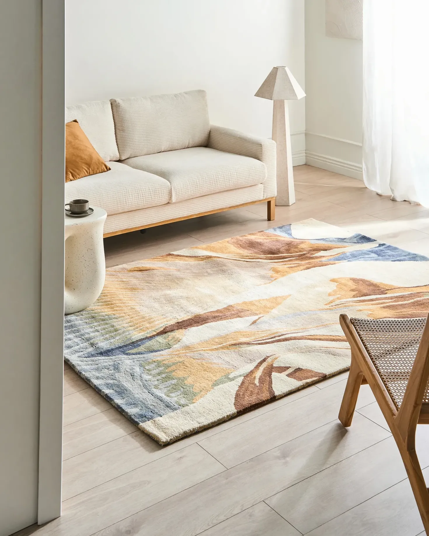 Tappeto SWABI Multicolore 160 x 230 cm Viscosa