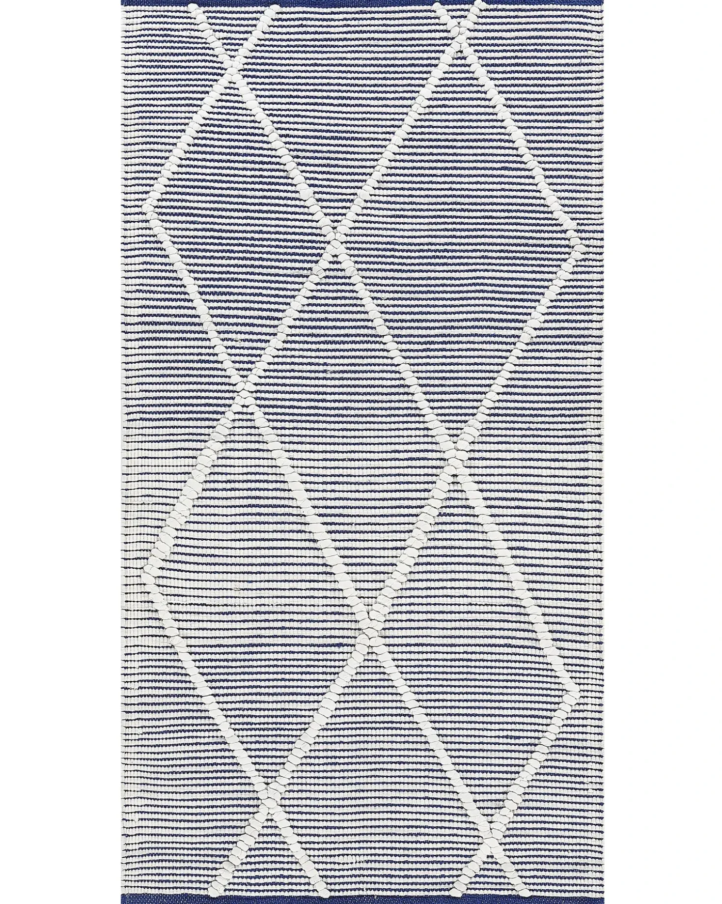 Tappeto SYNOPA Blu 80 x 150 cm Cotone