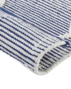 Tappeto SYNOPA Blu 80 x 150 cm Cotone
