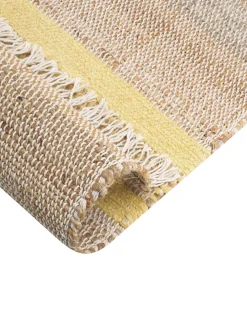 Tappeto TALPUR Giallo 80 x 300 cm Iuta