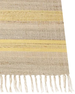 Tappeto TALPUR Giallo 80 x 300 cm Iuta