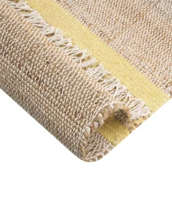Tappeto TALPUR Giallo 160 x 230 cm Iuta